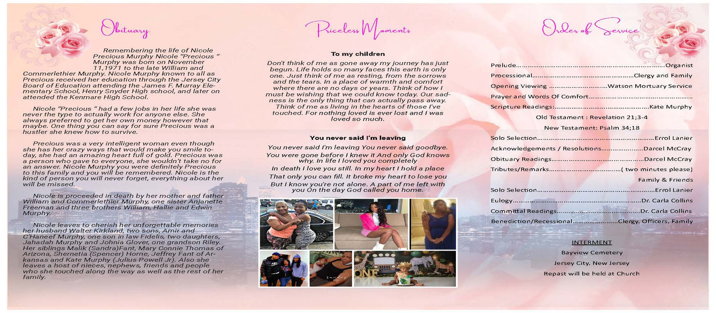 100pk Tri-Fold Programs