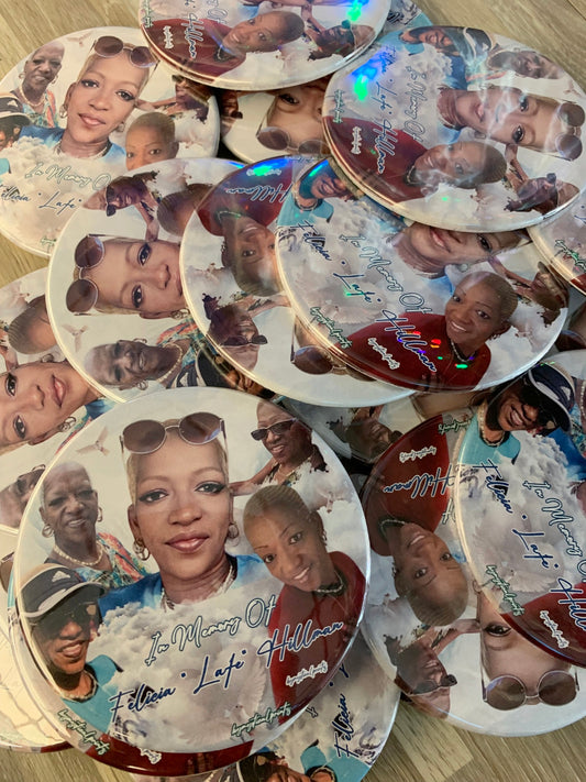 Memorial, Keepsakes,  Buttons & More