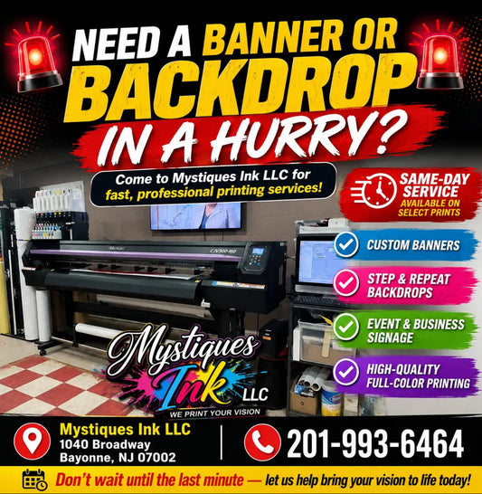 Custom Banners, Backdrops, and More