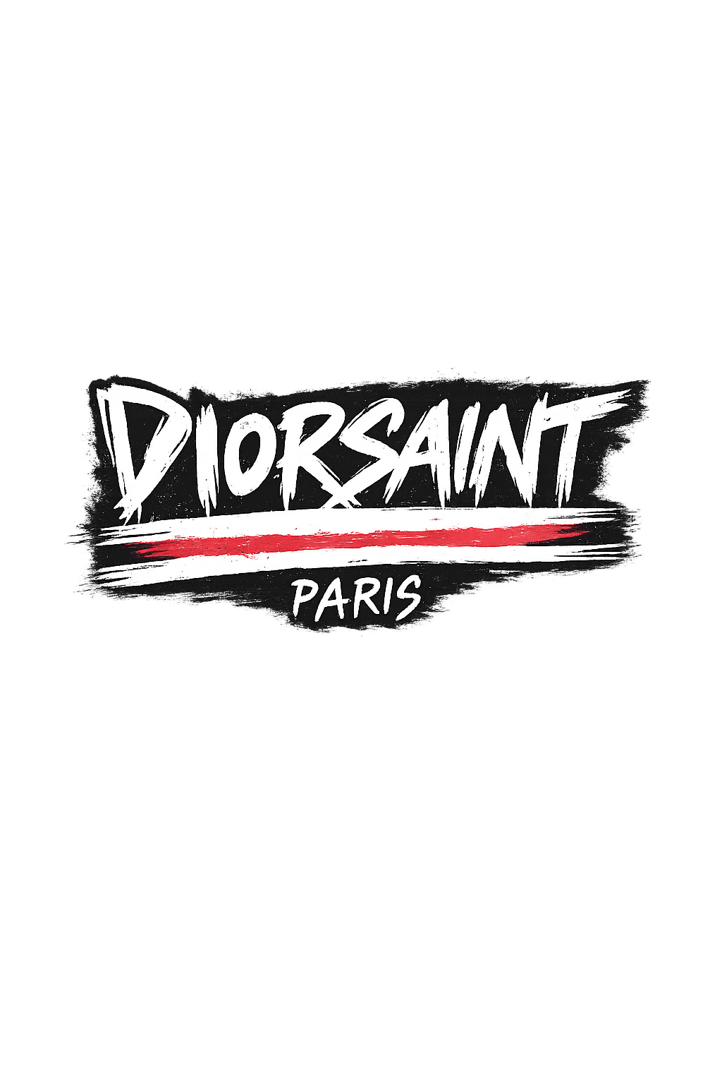 Dior Saint Paris logo with black and white text on a white background
