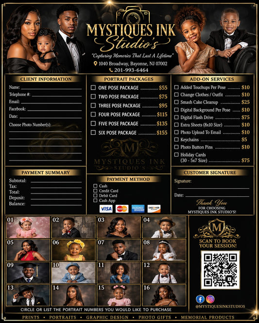 PORTRAIT PHOTO PACKAGES