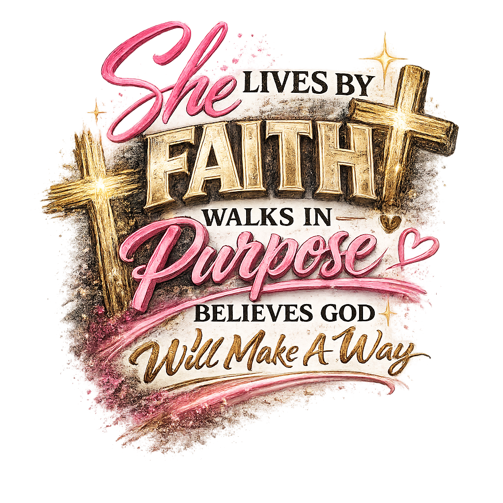 Motivational quote with crosses and text on a white background