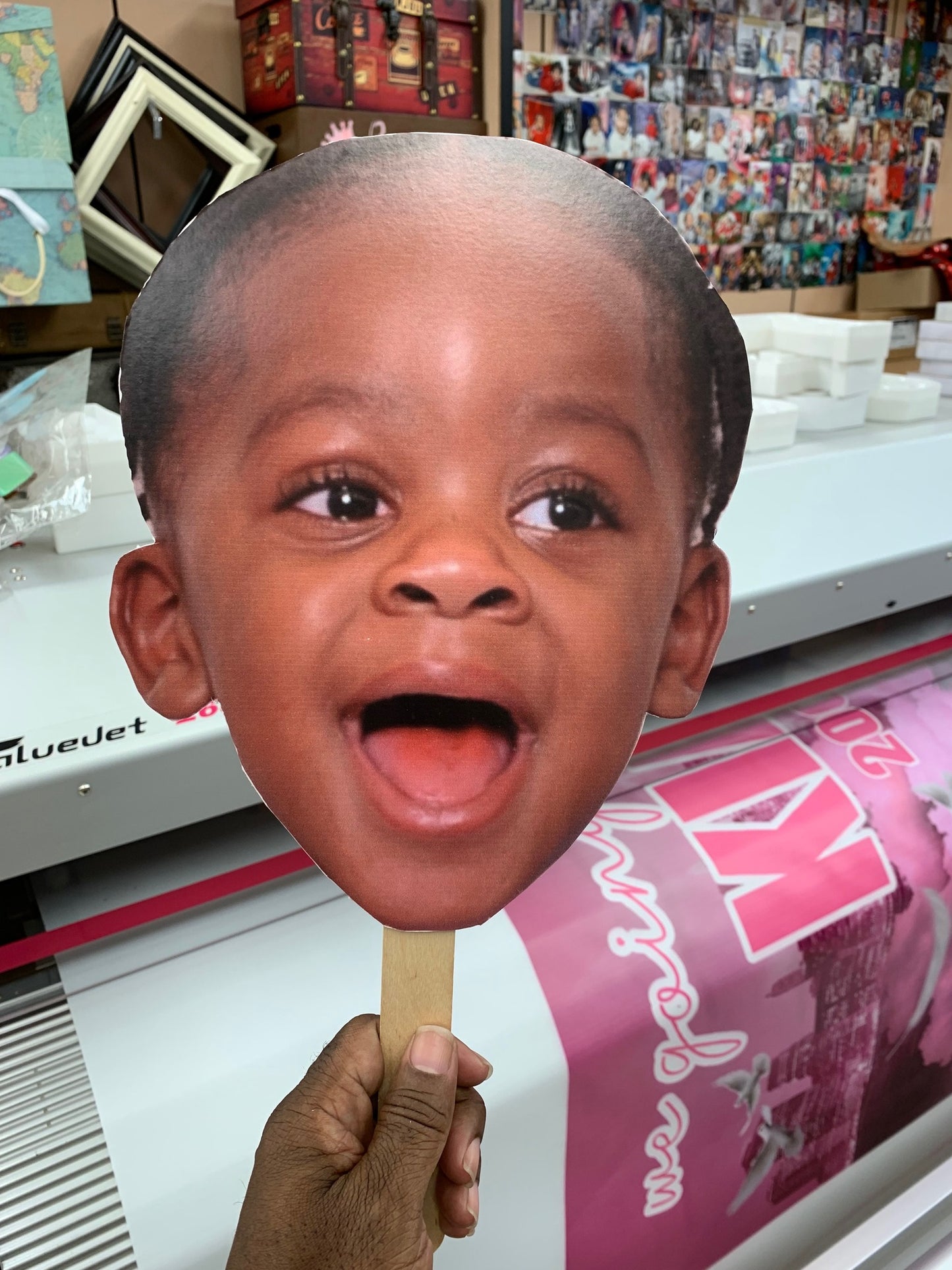 Custom Bighead Cutout Fans / Boards