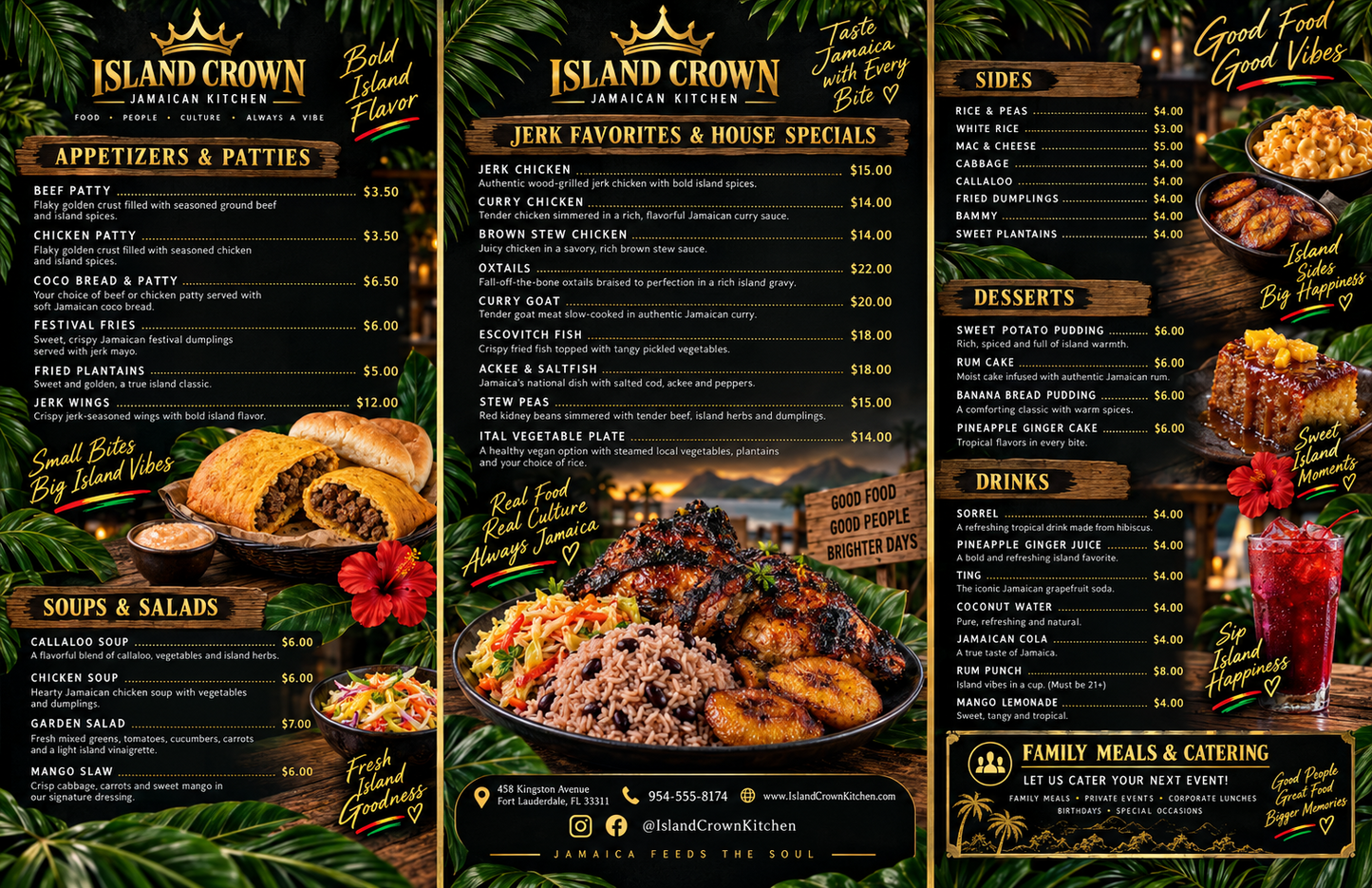 Custom restaurant menu design and printing sample 8