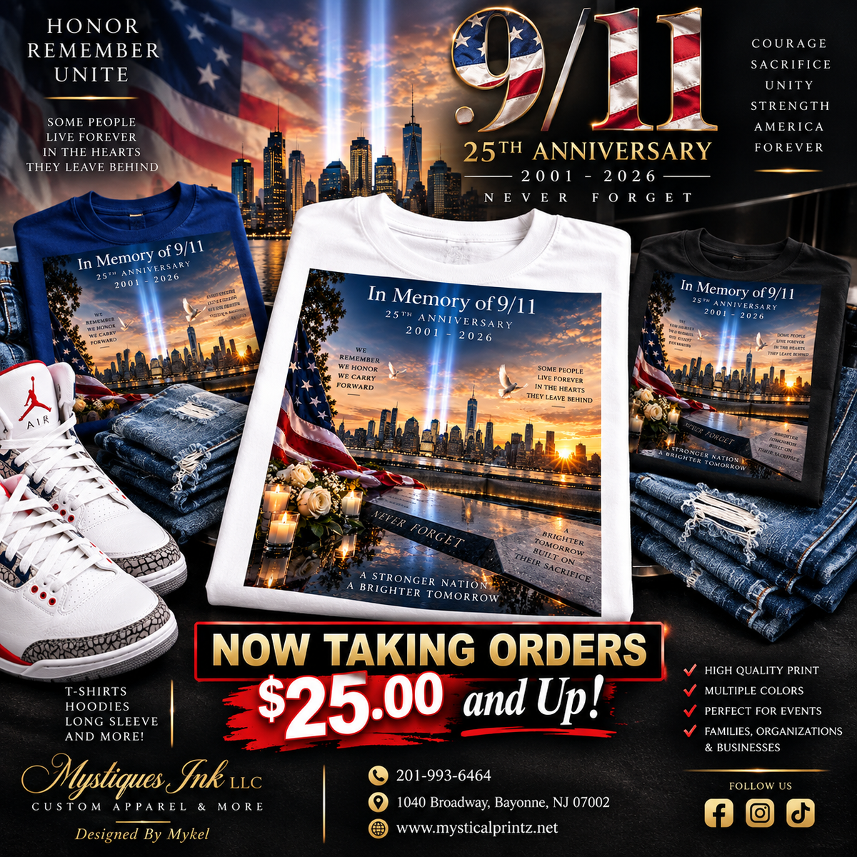 Custom Short Sleeve T-Shirts – Starting at $29.99 + Tax